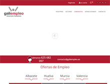 Tablet Screenshot of galiempleo.es